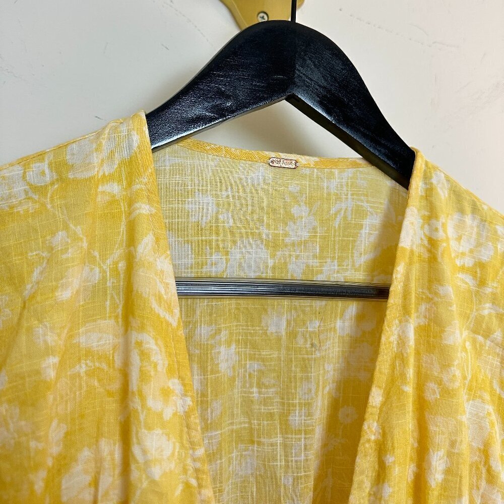 FREE PEOPLE Pappiet Midi Dress in Sunshine Combo Size X-Small - Picture 7 of 12